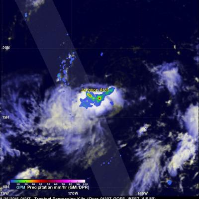 GPM Sees Energetic Tropical Depression Kilo