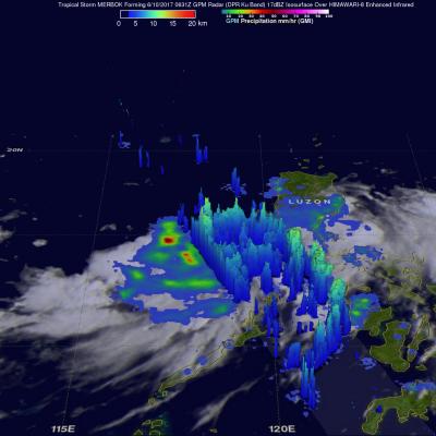GPM Observes Tropical Storm Merbok 