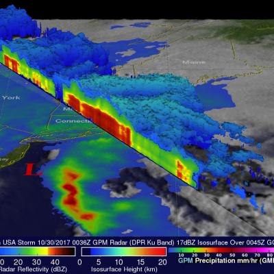Powerful Northeastern Storm Examined By GPM Satellite 