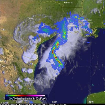 GPM Satellite Probes Storms In The Western Gulf Of Mexico 