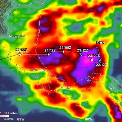 Deadly Hurricane Otto Strikes Nicaragua and Costa rica 