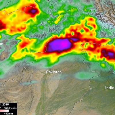 IMERG Measures Flooding Rainfall In Pakistan