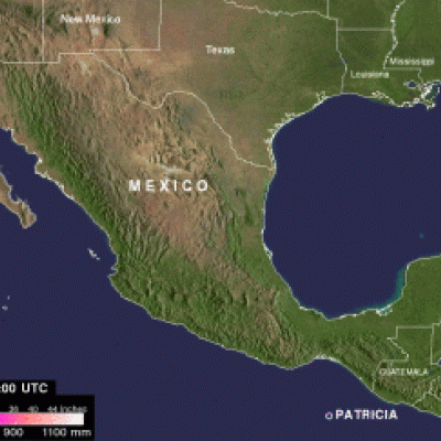 Patricia Remnants Combine With Storm System Over Texas