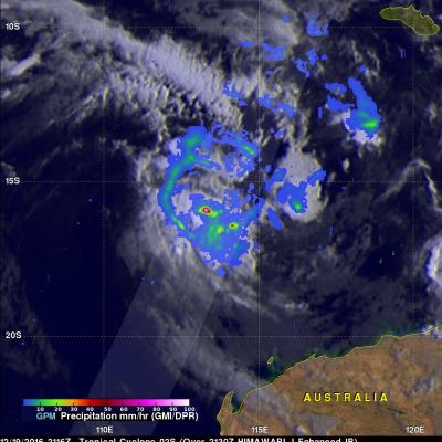 Tropical Cyclone 02S Formation Observed By GPM 