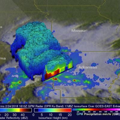 Severe Midwest Storms Probed By GPM Satellite