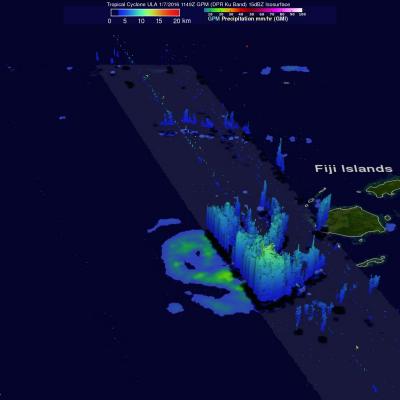 GPM Catches Tropical Cyclone Ula Rebounding