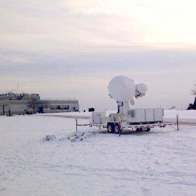 NASA's D3R radar at the GCPEx field campaign.