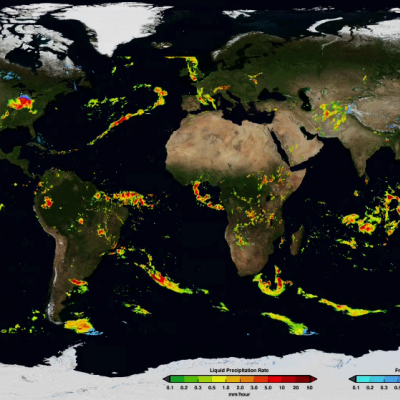 GPM's First Global Rainfall and Snowfall Map
