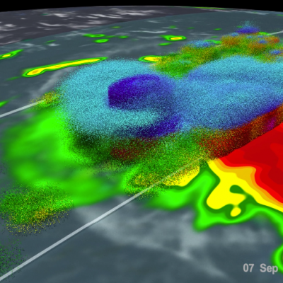 GPM Flies Over Tropical Cyclone Florence