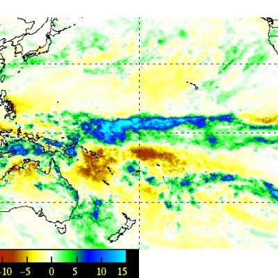 TMPA Shows El Niño Conditions in the Pacific