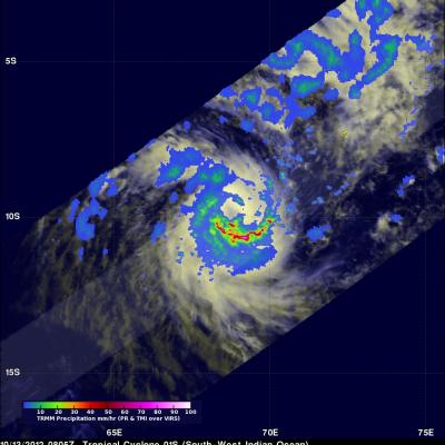 Tropical Cyclone Anais (01S) Intensifying 
