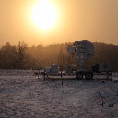 ADMIRARI radar at sunset