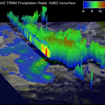 TRMM Views Of Tropical Storm Andrea 