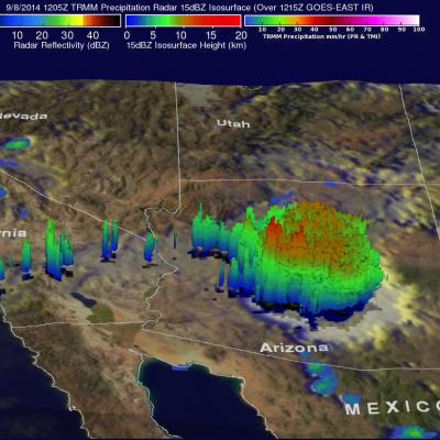 Moisture From Norbert Spreads Heavy Rain Over Southwest 