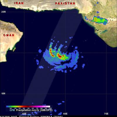 Tropical Cyclone Ashobaa Contains Powerful Storms 