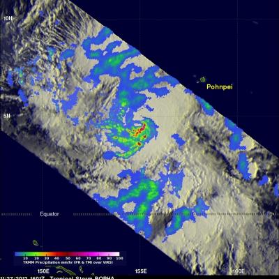 TRMM Sees Tropical Storm Bofa 