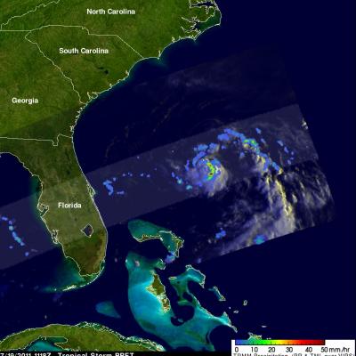 TRMM Image of BRET off the coast of Florida