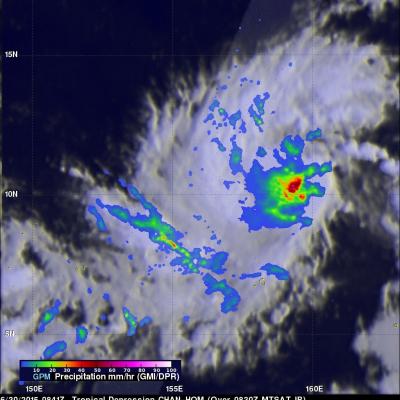 Tropical Depression Chan-Hom Forms In Western Pacific