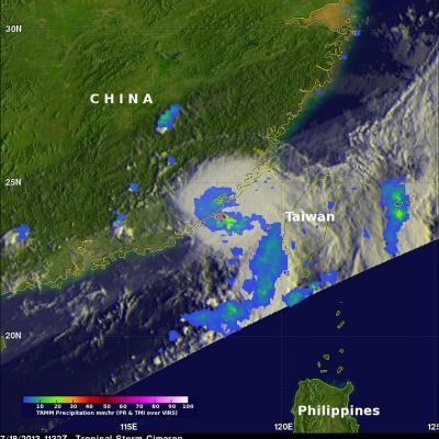 Tropical Storm Cimaron Brings Beneficial Rain To China