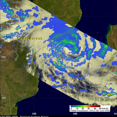 TRMM sees Powerful Tropical Cyclone Funso