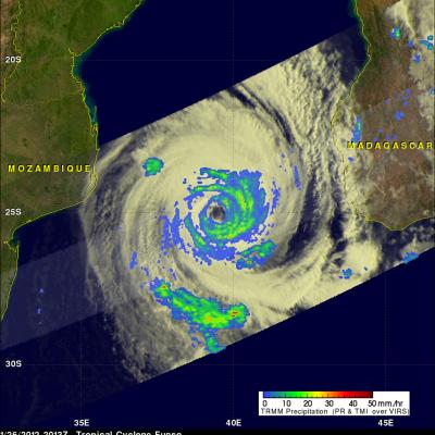 TRMM image of Tropical Cyclone Funso