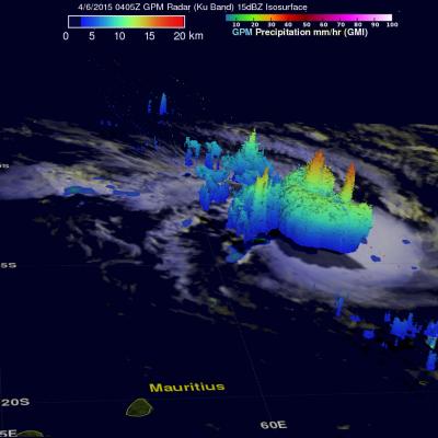 GPM Measures Rain in Cyclone Joalane