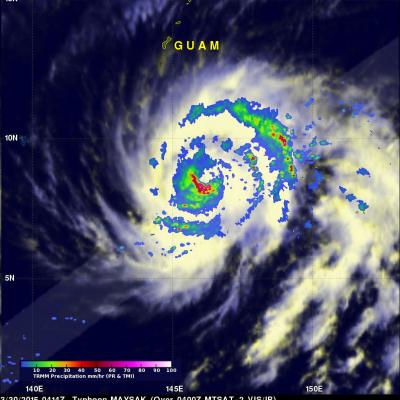 TRMM And GPM See Typhoon MAYSAK
