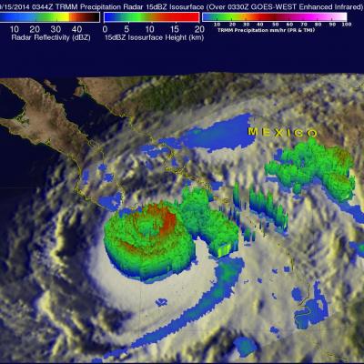 Hurricane Odile Strikes Baja California