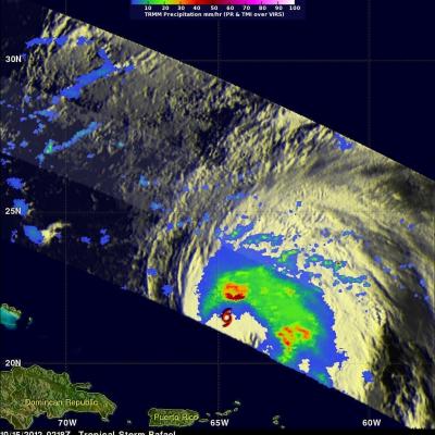 Tropical Storm Rafael Getting Stronger