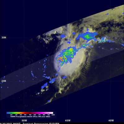 TD11 Upgraded To Tropical Storm Jerry